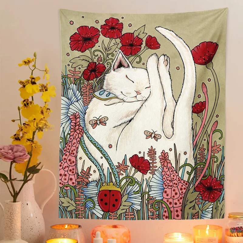 Cat Tapestry Wall Art - Lia's Room