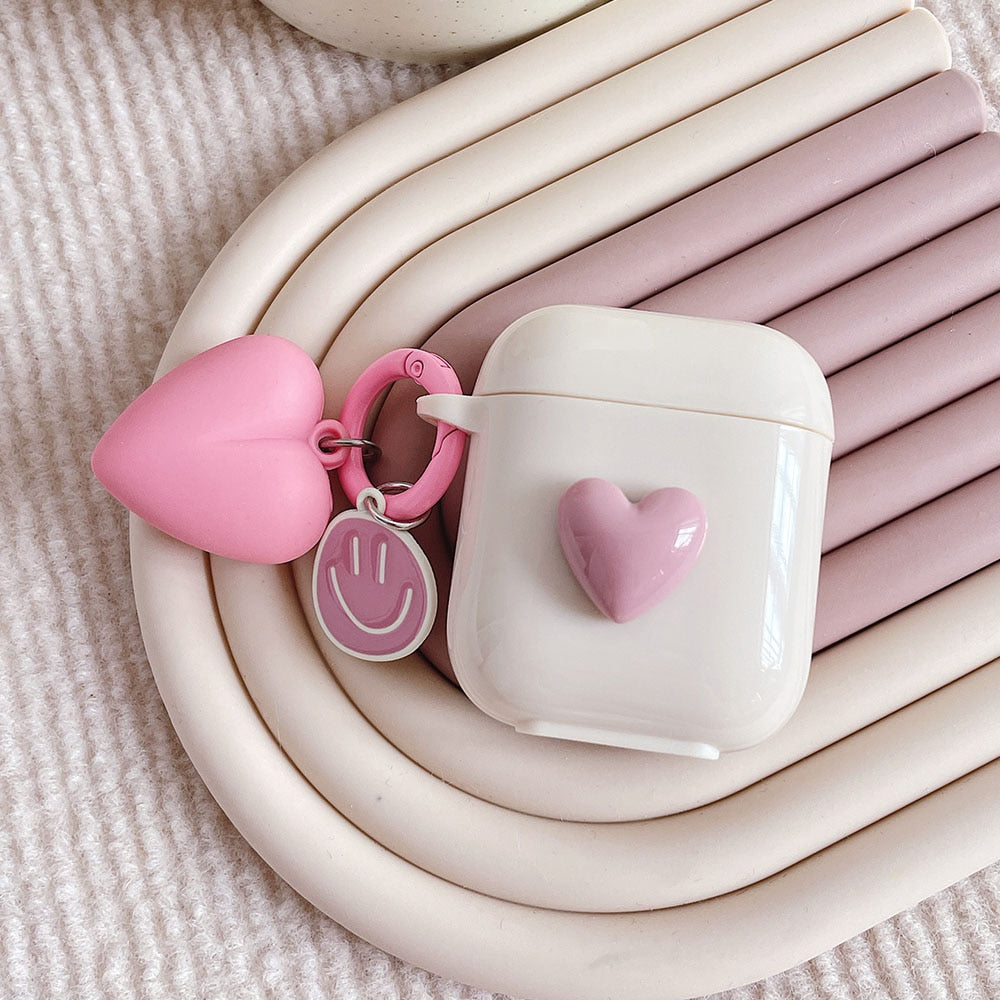 3D Heart Airpod Case - Lia's Room