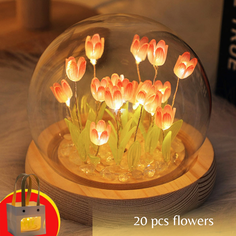 DIY Tulip Night Light - Lia's Room