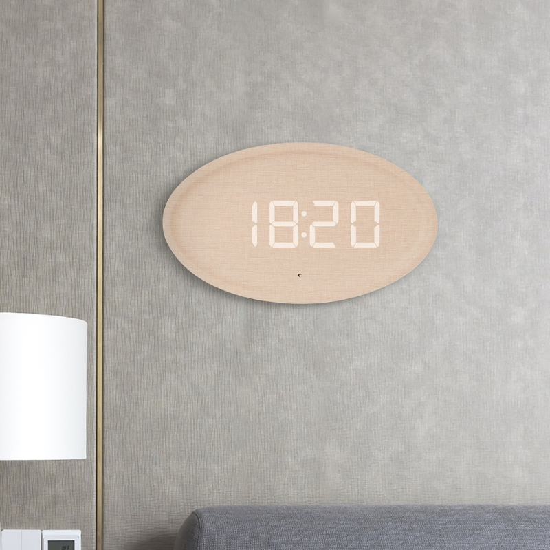 Solid Wood Digital Clock - Lia's Room