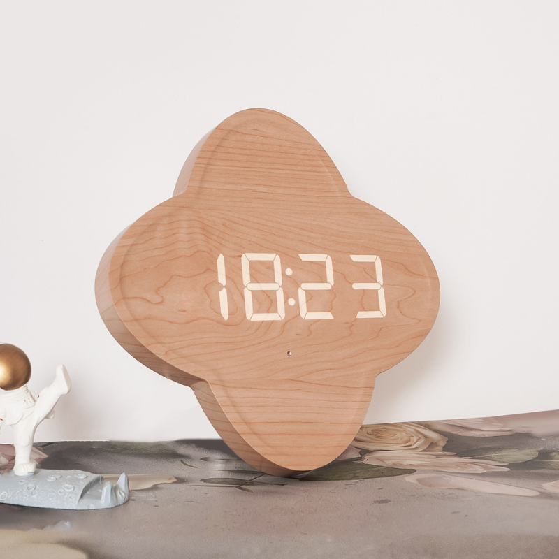 Solid Wood Digital Clock - Lia's Room