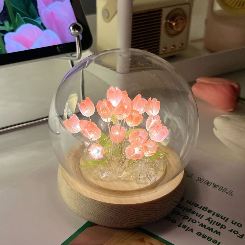 DIY Tulip Night Light - Lia's Room