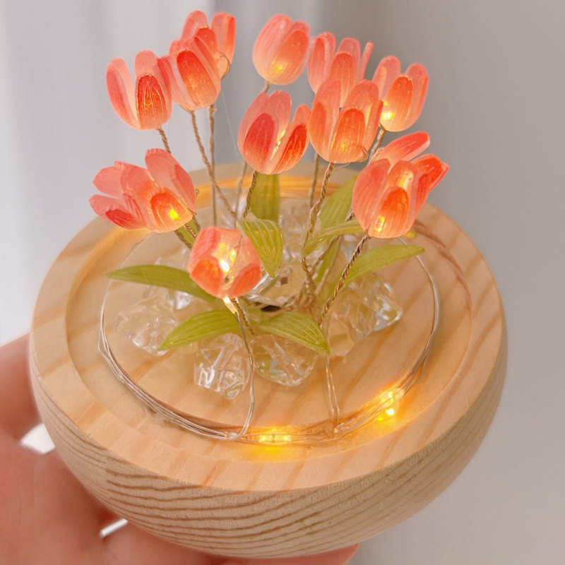 DIY Tulip Night Light - Lia's Room