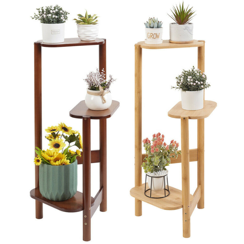 Bamboo Haven: 3-Tier Plant Stand Showcase - Lia's Room