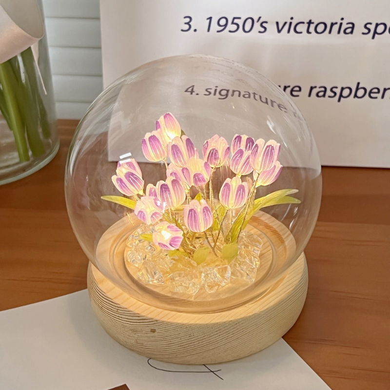 DIY Tulip Night Light - Lia's Room