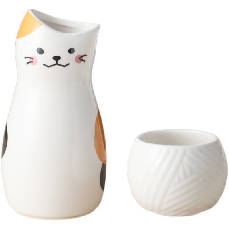 Purrfect Pour Cat Sake Set - Lia's Room