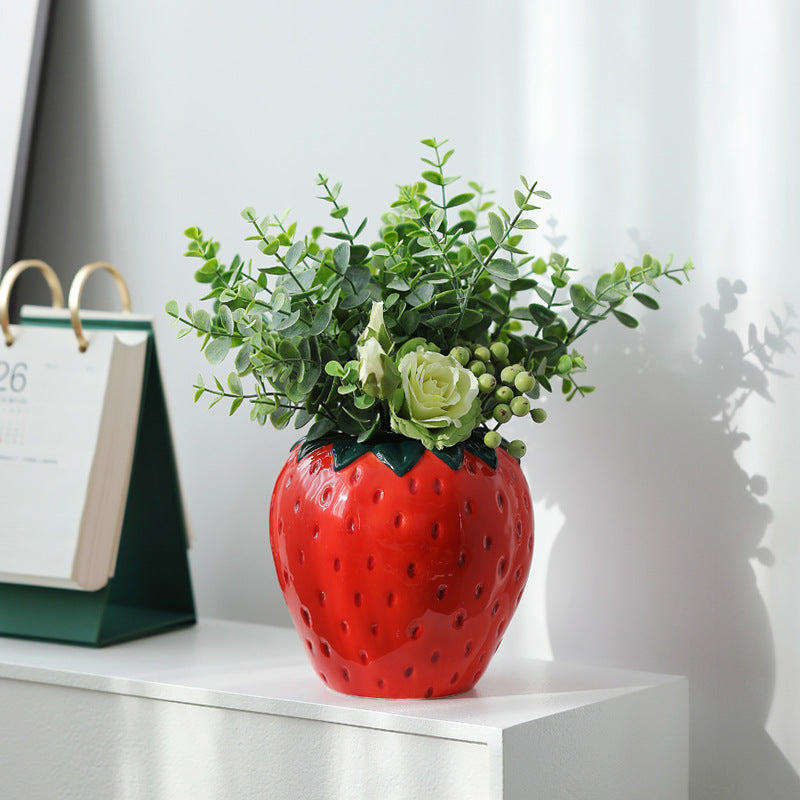 Strawberry Vase