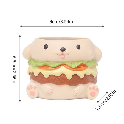 Puppy & Kitty Fast Food Planter - Lia's Room