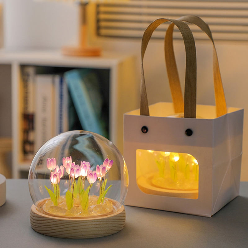 DIY Tulip Night Light - Lia's Room