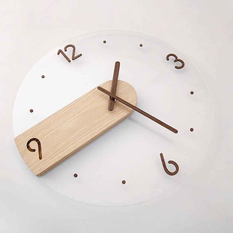 Simple Elegance Wooden Wall Clock - Lia's Room