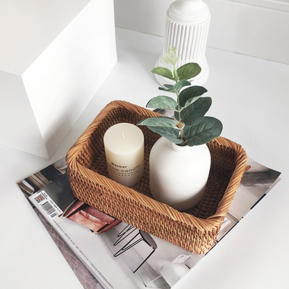 Handwoven Rattan Fruit Tray and Storage Box - Lia's Room