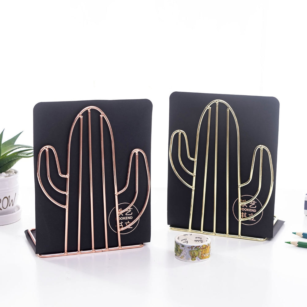 Style Cactus Metal Bookends - Lia's Room