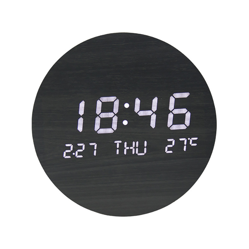 Solid Wood Digital Clock - Lia's Room