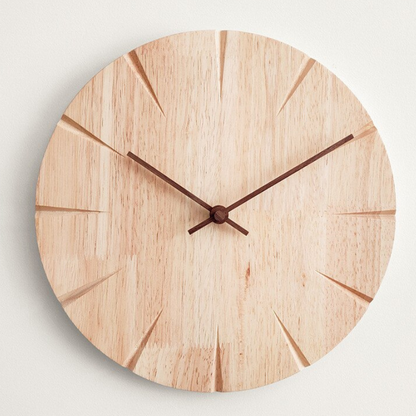 Simple Elegance Wooden Wall Clock - Lia's Room