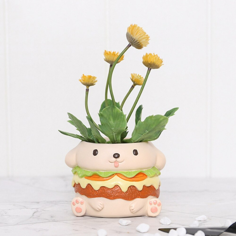 Puppy & Kitty Fast Food Planter - Lia's Room