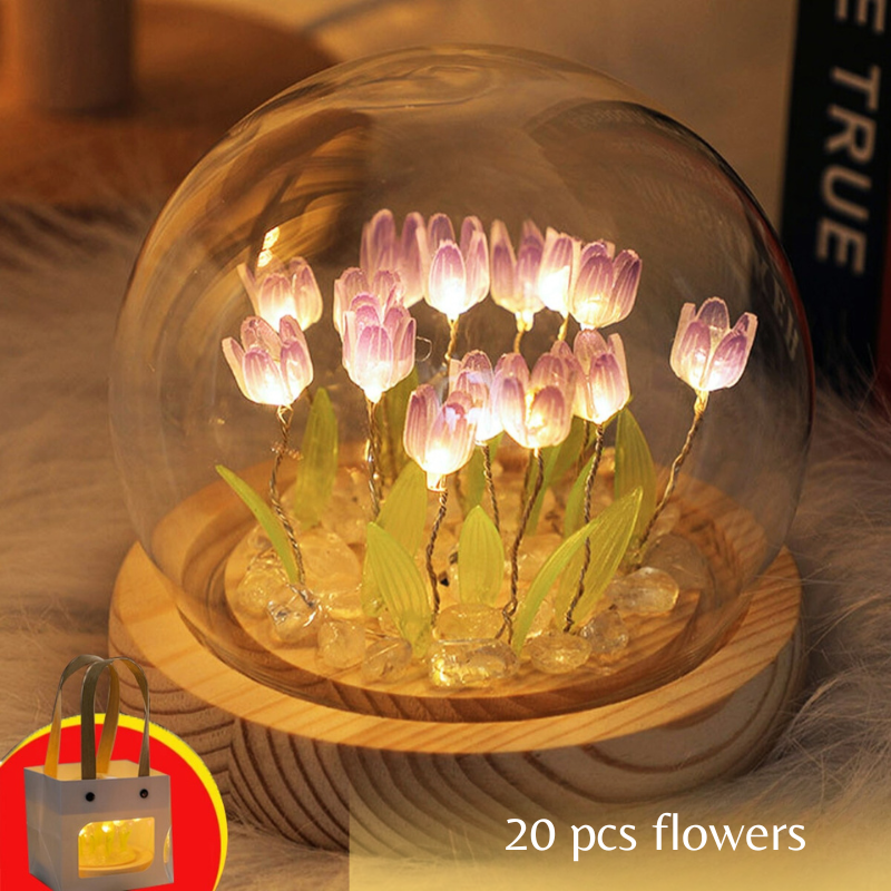 DIY Tulip Night Light - Lia's Room