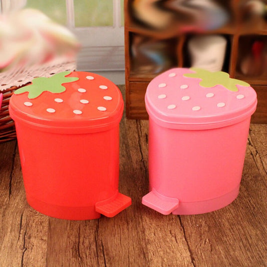 Strawberry Small Waste Basket - Lia's Room