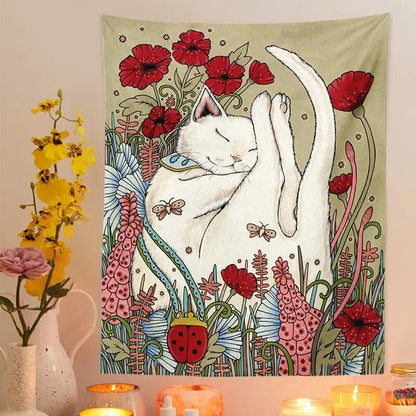 Cat Tapestry Wall Art - Lia's Room