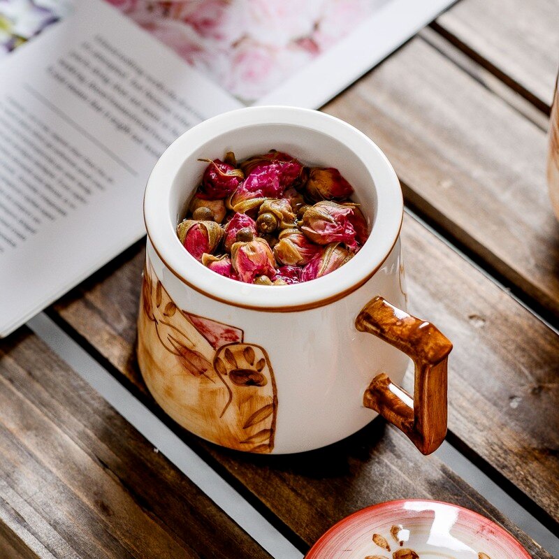 Purrfect Sips - Hand Painted Porcelain Cat Mug - Lia's Room