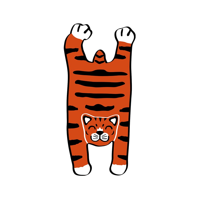 Tiger Rug- Anti-Slip Cartoon Rug and Absorbent Mat - Lia's Room