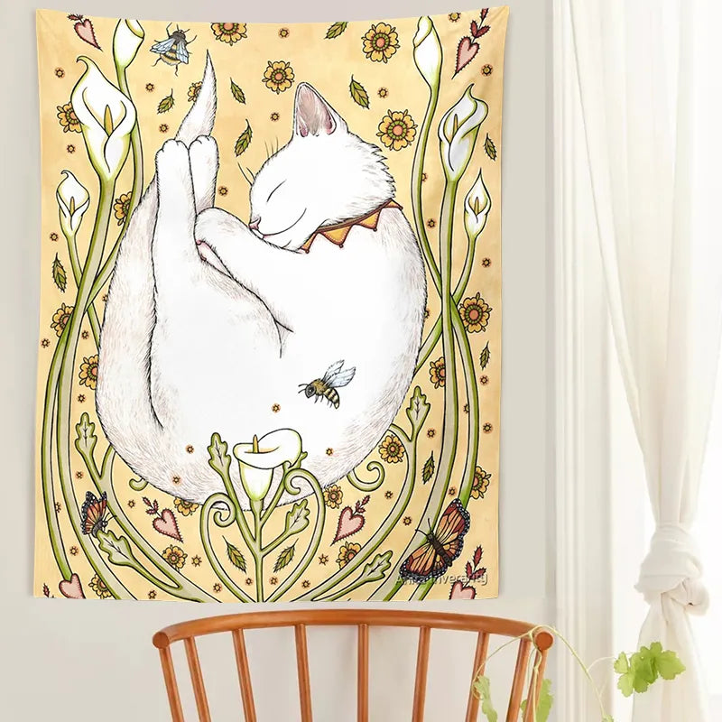 Cat Tapestry Wall Art - Lia's Room