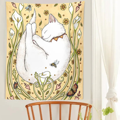 Cat Tapestry Wall Art - Lia's Room