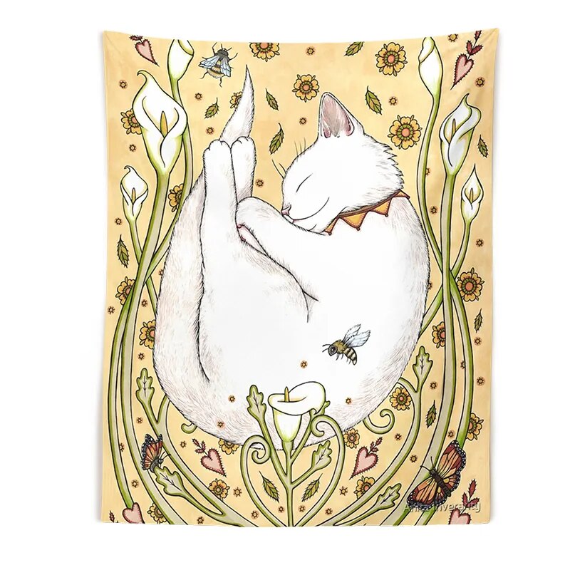 Cat Tapestry Wall Art - Lia's Room