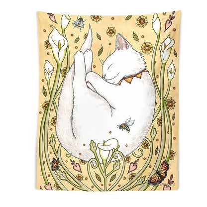 Cat Tapestry Wall Art - Lia's Room