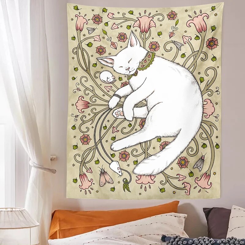 Cat Tapestry Wall Art - Lia's Room