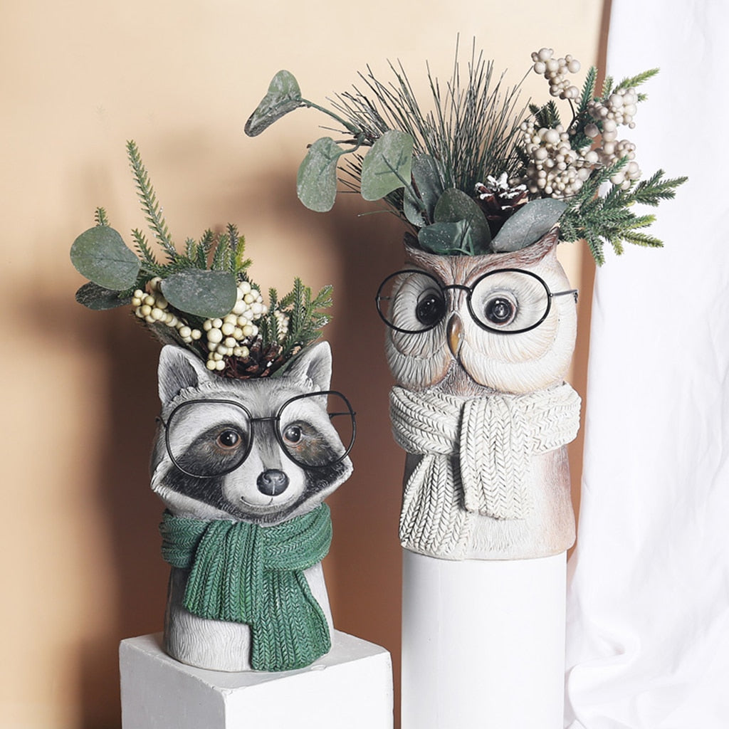 Animalia Flower Vase Sculpture Collection - Lia's Room