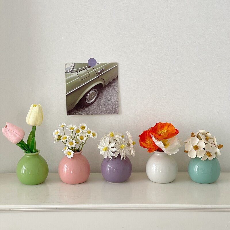 Colorful Mini Vases - Lia's Room