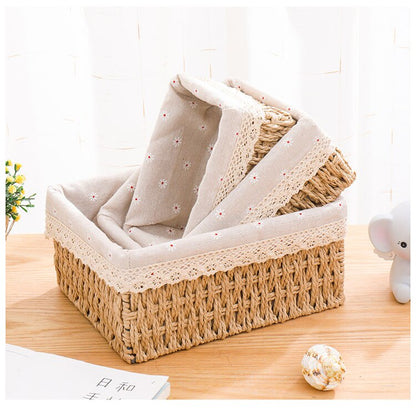 Rope Storage Basket - Beige, Gray, Brown - Lia's Room