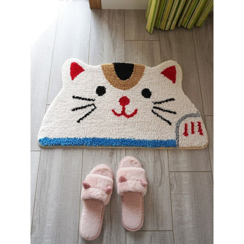 Cat Cartoon Rug - Lia's Room