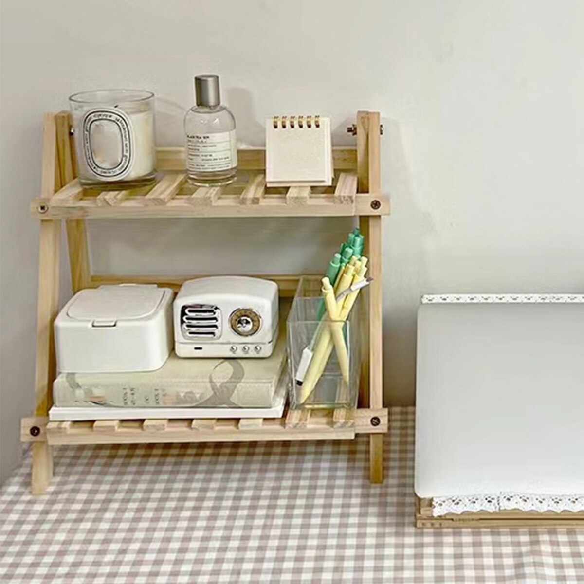 Wooden Desk Rack - Lia's Room