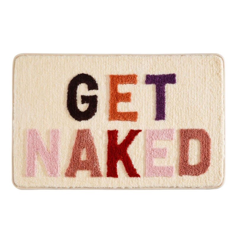 "Get Naked" Bath Rug - Lia's Room