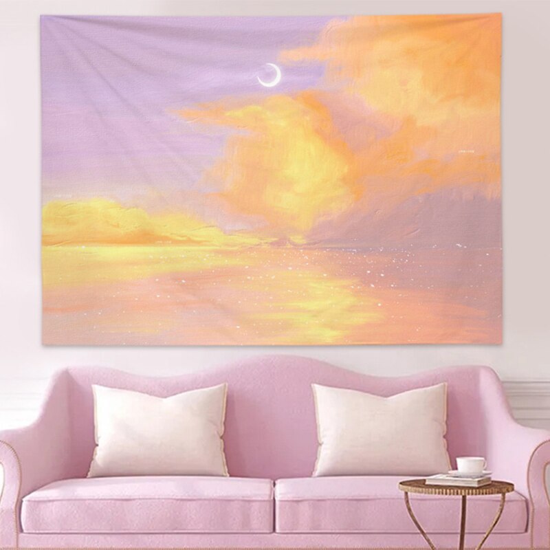 Pink Wall Tapestry - Lia's Room