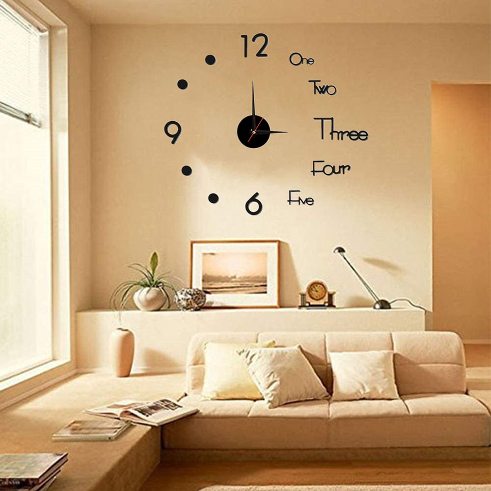 WaveWall Digital Wall Clock - Lia's Room