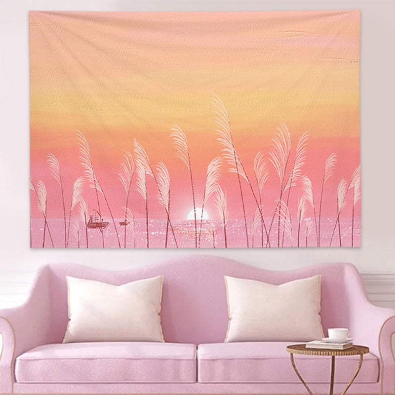 Pink Wall Tapestry - Lia's Room