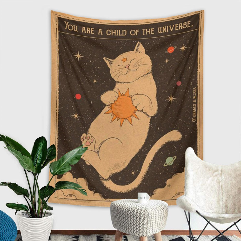 Sun Moon Tarot Tapestry Wall Hanging - Lia's Room