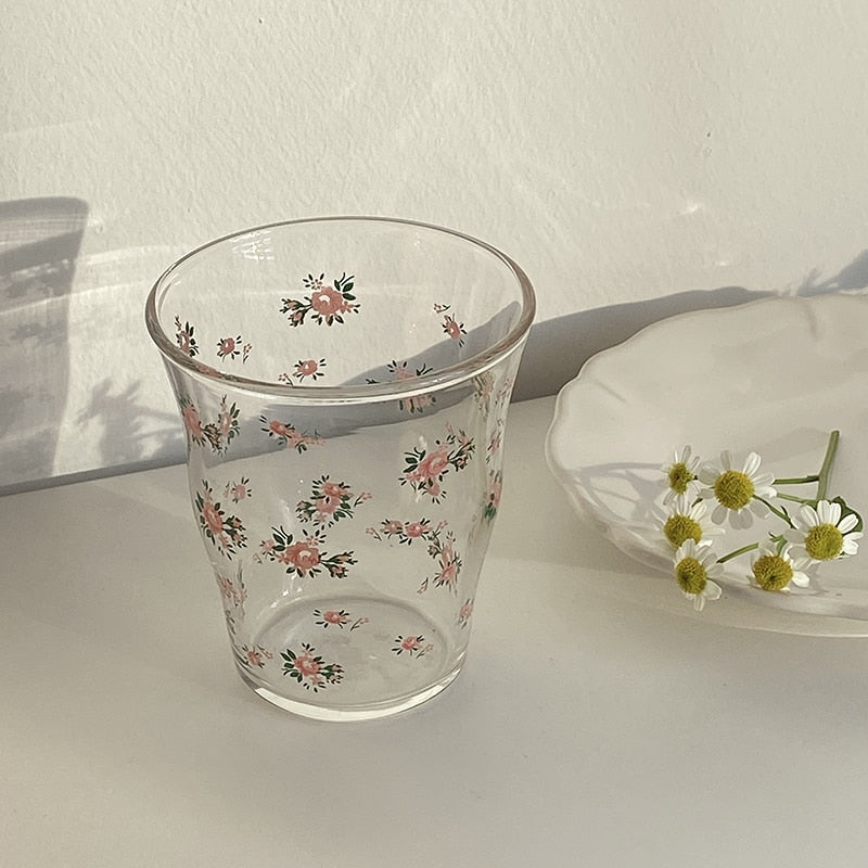 Rose Glass Cup - Lia's Room