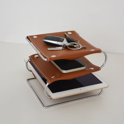 Multifunctional Leather Tray - Lia's Room