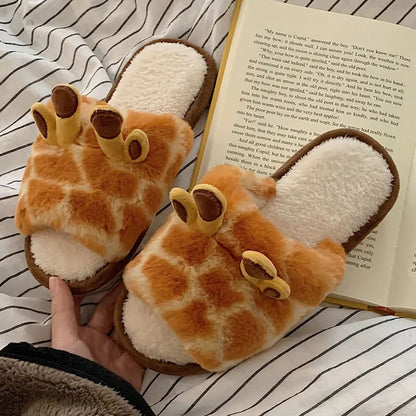 Giraffe Slippers - Lia's Room