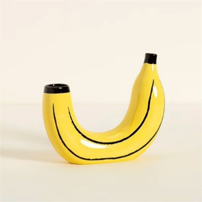 Banana Contemporary Vase - Lia's Room