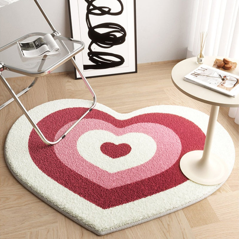 Heart Shaped Rug Design - Lia's Room