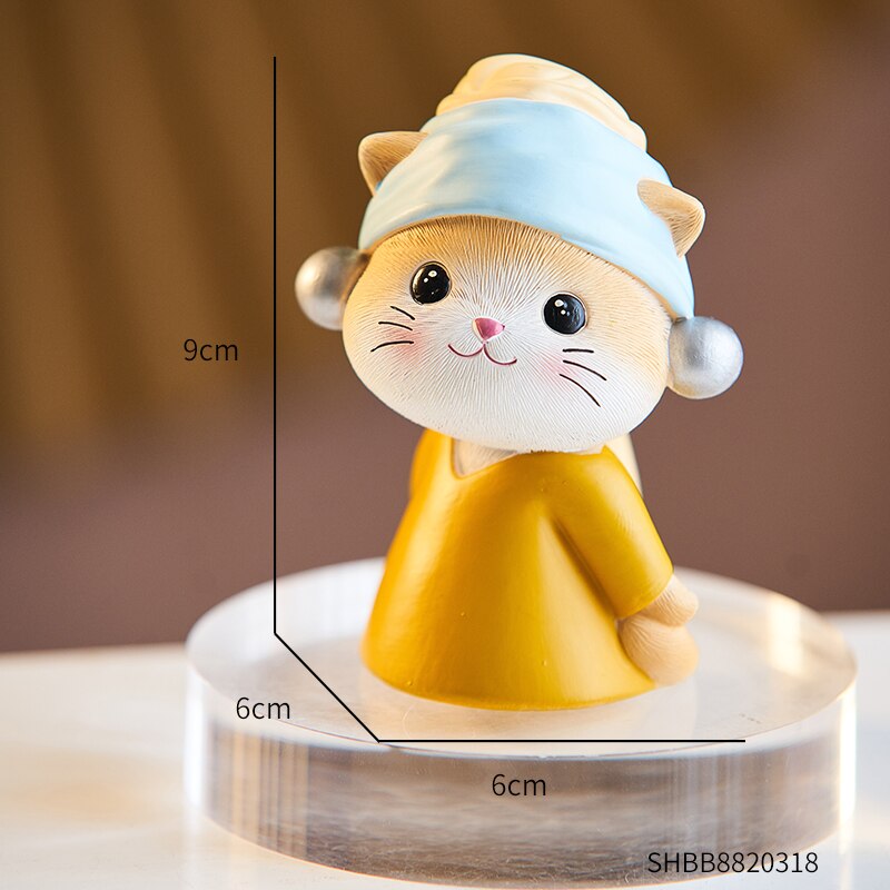 Creative Cat Figurines Collectibles - Lia's Room