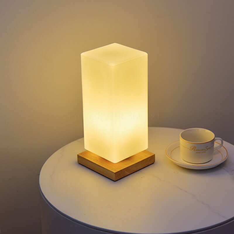 Nordic Wooden Table Lamp - Lia's Room