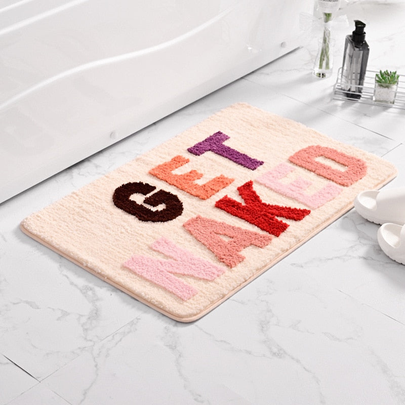 "Get Naked" Bath Rug - Lia's Room