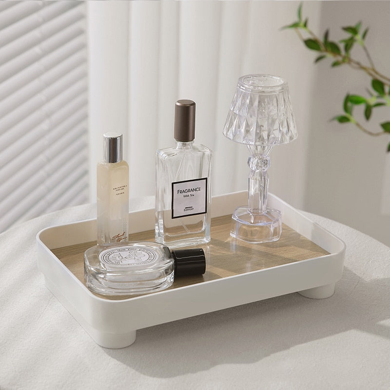 Wooden White Tray Decor - Lia's Room