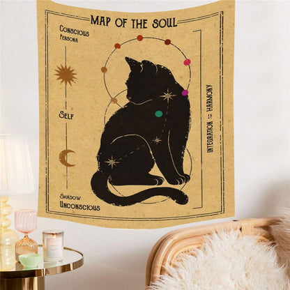 Sun Moon Tarot Tapestry Wall Hanging - Lia's Room