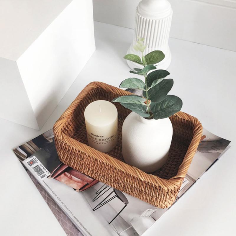 Handwoven Rattan Fruit Tray and Storage Box - Lia's Room